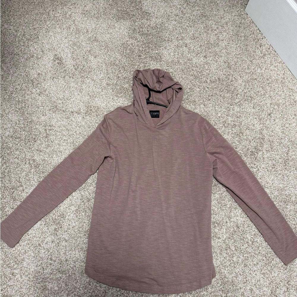 Men’s Cuts Clothing Mauve Hoodie - Medium - NWOT